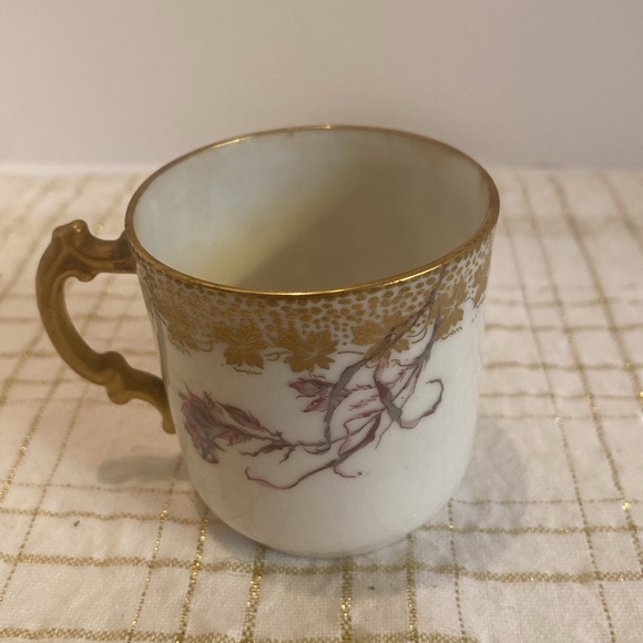 Vintage Limoges Demi Tasse Cup Floral - Picture 4 of 5